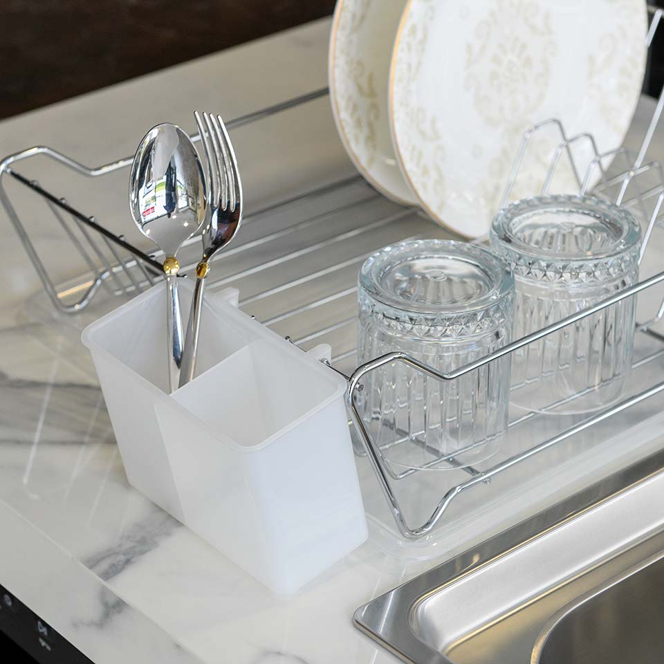 Single Compartment Plate Rack Chrome Plated